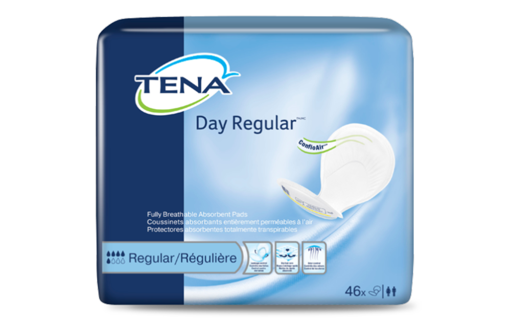 Tena Pads Day Regular 46/bg 92/bx