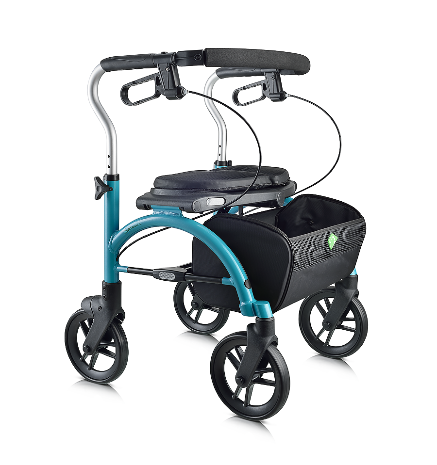 Xpresso Zero Rollator 4 Wheel Walker Tall 300lbs