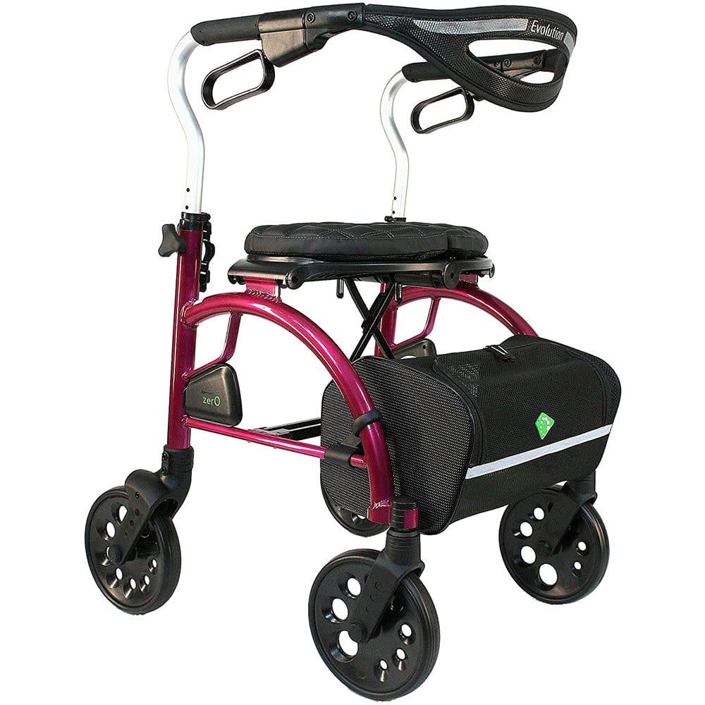 Xpresso Zero Rollator 4 Wheel Walker Tall 300lbs