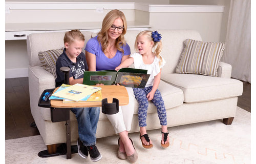 Signature Life Independence Tray Table w/Handle Cup Holder & Pouch