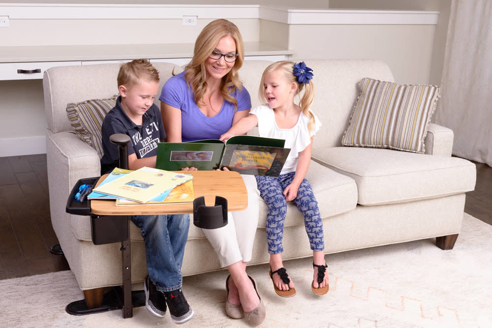 Signature Life Independence Tray Table w/Handle Cup Holder & Pouch