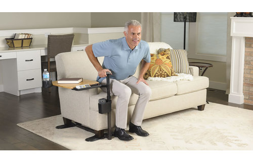 Signature Life Independence Tray Table w/Handle Cup Holder & Pouch