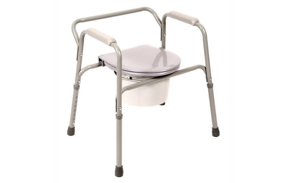 Airway Coated Steel Commode