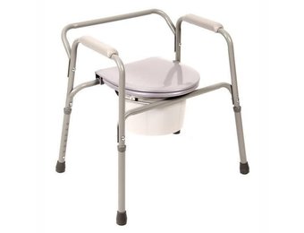 Airway Coated Steel Commode