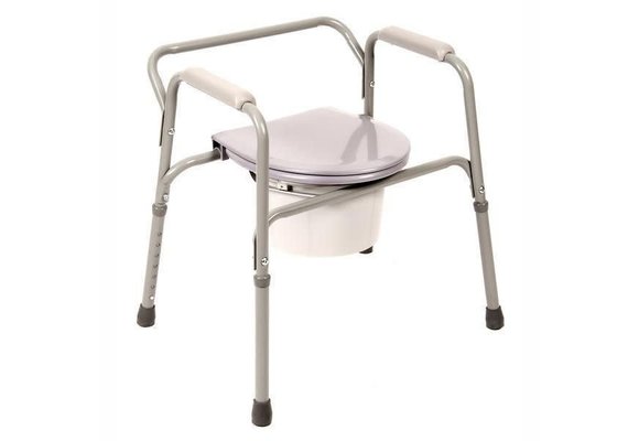 Airway Coated Steel Commode