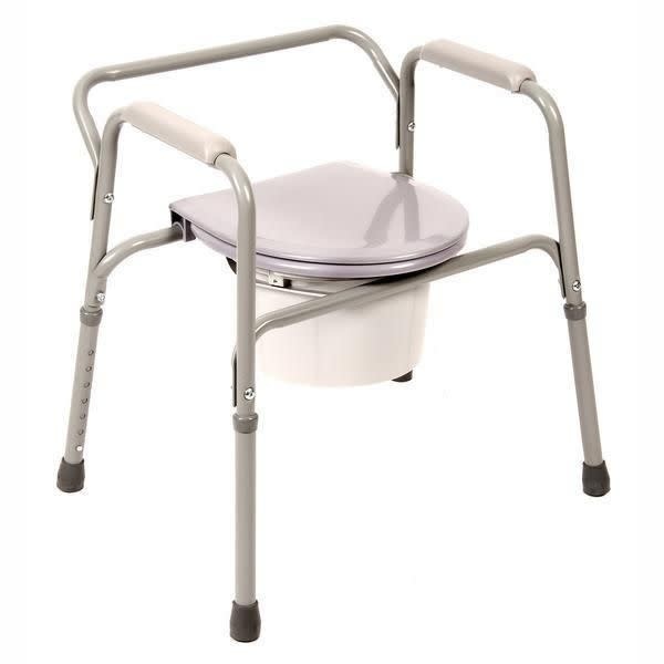 Airway Coated Steel Commode
