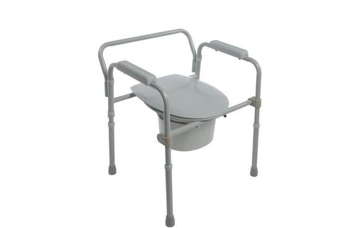 Airway Folding Steel Commode
