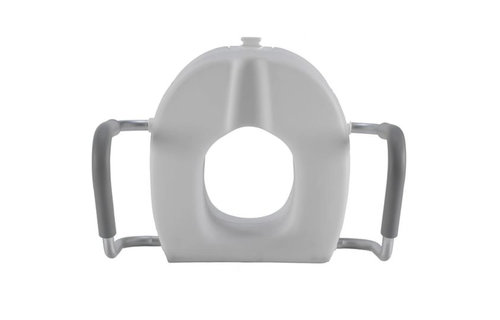 Airway Molded Raised Toilet Seat With Removable Arms
