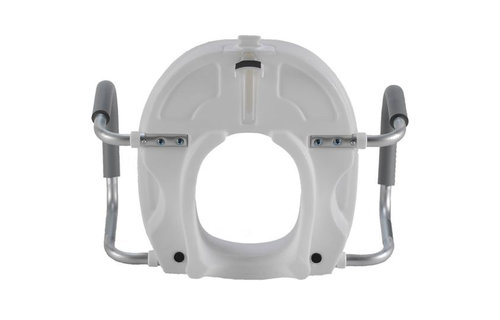 Airway Molded Raised Toilet Seat With Removable Arms