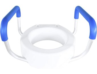 Airway 4” Toilet Seat Riser With Removable Arms