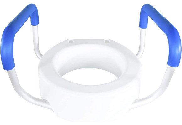 Airway 4” Toilet Seat Riser With Removable Arms