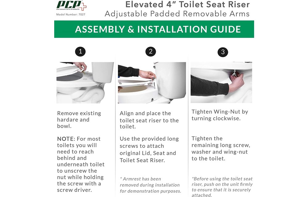 Airway 4 Toilet Seat Riser With
