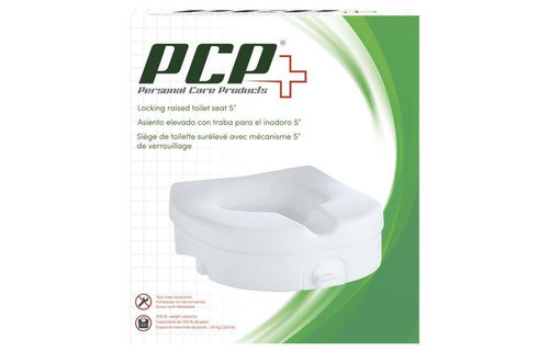 Airway Molded Raised Toilet Seat With Tightening Lock