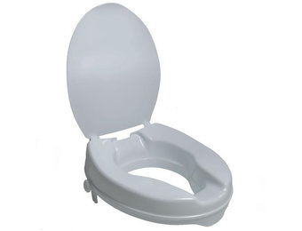 Airway 2" Molded Raised Toilet Seat With Lid