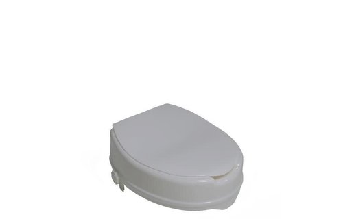 Airway 4" Molded Raised Toilet Seat With Lid