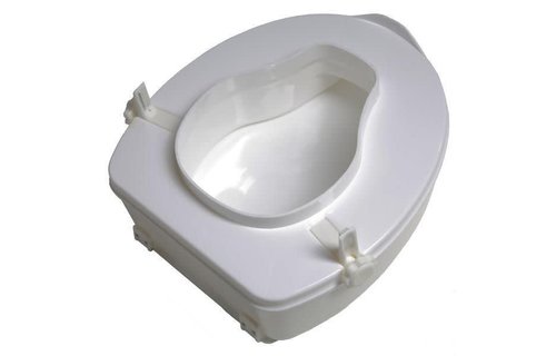 Airway 4" Molded Raised Toilet Seat With Lid