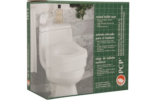 Airway Contoured Molded Raised Toilet Seat