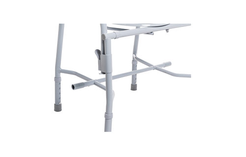 Deluxe Steel Drop-arm Commode