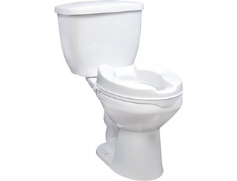 Raised Toilet Seat without Lid