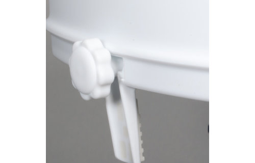 Raised Toilet Seat without Lid