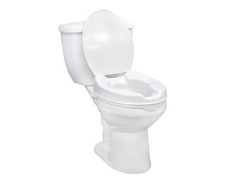 Raised Toilet Seat with Lid