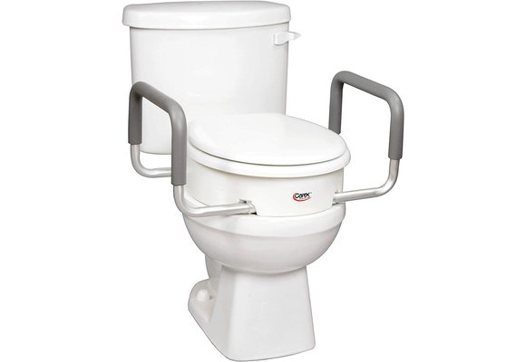 Carex Toilet Seat Elevator with Handles - Standard