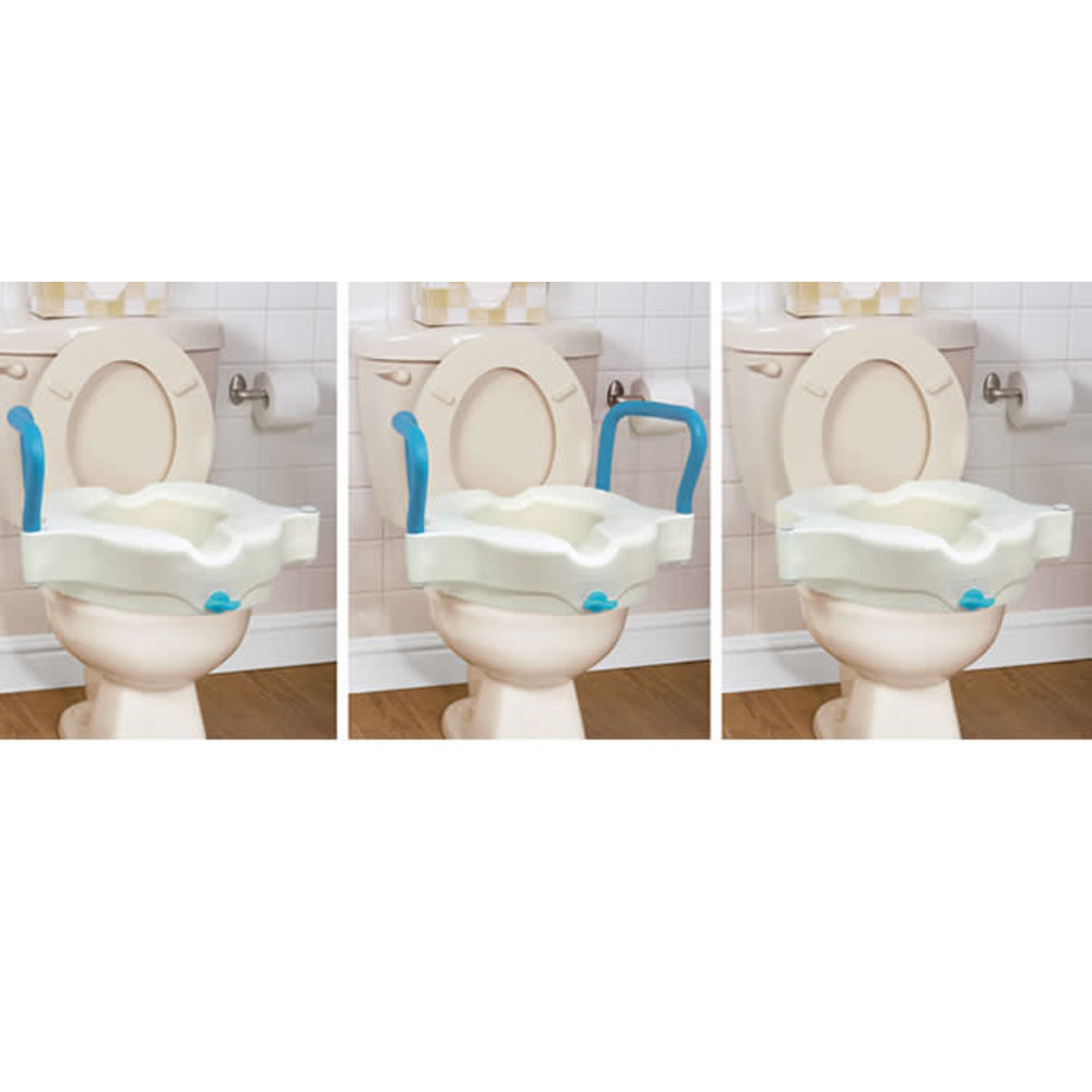 Aquasense 3in1 Raised Toilet Seat Medi Healthcare