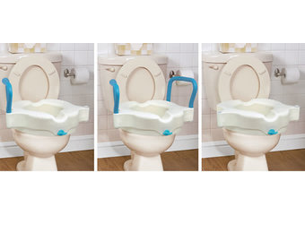 Aquasense 3-in-1 Raised Toilet Seat