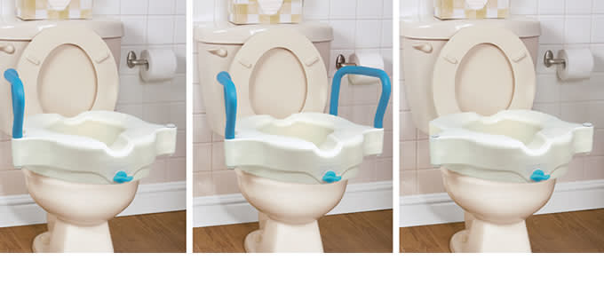 Aquasense 3-in-1 Raised Toilet Seat