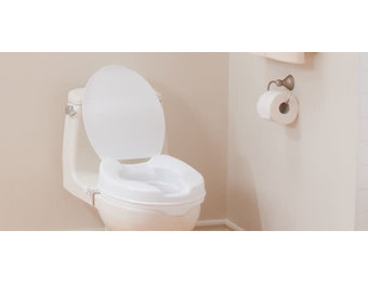 Aquasense Raised Toilet Seat W/lid