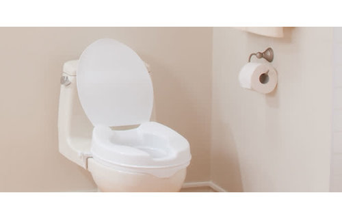 Aquasense Raised Toilet Seat W/lid