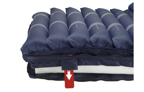 Med-Aire Assure 5" Air + 3" Foam Base Alternating Pressure and Low Air Loss Mattress System