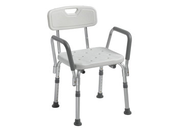 Drive Shower Chair with Back and Removable Padded Arms