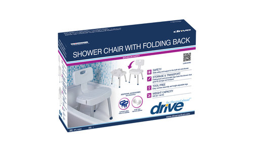Drive Shower Chair W/ Folding Back