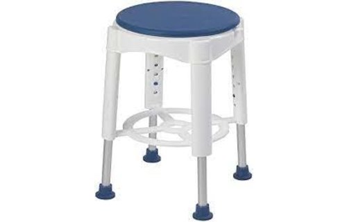 Drive Bath Stool With Padded Rotating Seat