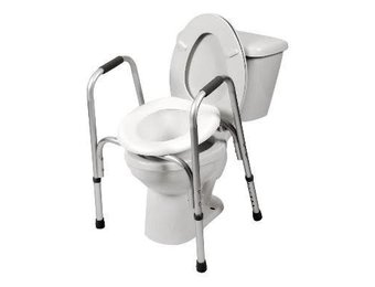 Airway Raised Toilet Seat With Safety Frame