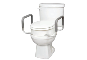 Carex Toilet Seat Elevator With Handles - Elongated
