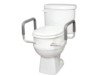 Carex Toilet Seat Elevator With Handles - Elongated