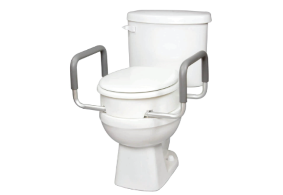 PCP Low Profile Molded Toilet Seat Riser (3 inch Lift)