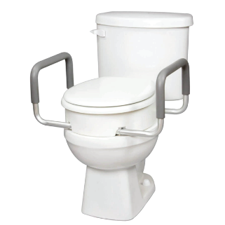 Carex Toilet Seat Elevator With Handles - Elongated