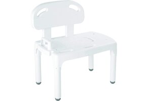 Universal Transfer Bench White 400 lbs w/Back