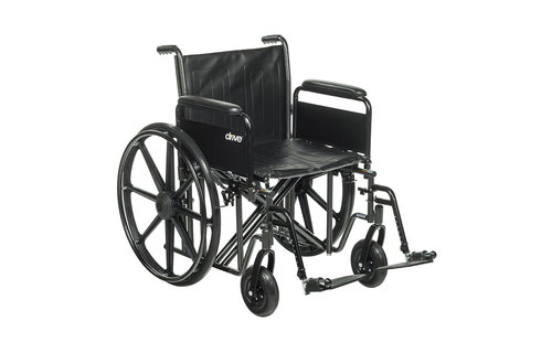 Bariatric Sentra EC Heavy-Duty Wheelchair 24"