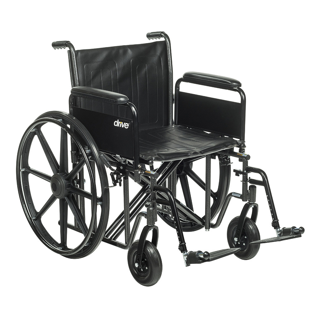 Bariatric Sentra EC Heavy-Duty Wheelchair 24"
