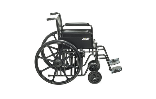Bariatric Sentra EC Heavy-Duty Wheelchair 24"