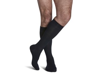 Style Sea Island Cotton For Women & Men 20-30mmHg Men's Medium Short 99Black