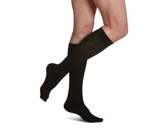 Style Sea Island Cotton For Women & Men 20-30mmHg Men's Small Long 99Black