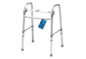 Carex Single-button Folding Walker