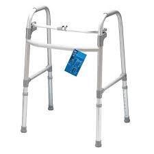 Carex Single-button Folding Walker