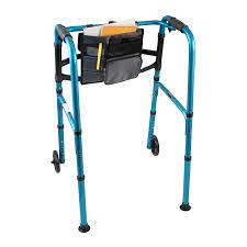 Carex Explorer Folding Walker w/5" wheels/Glides