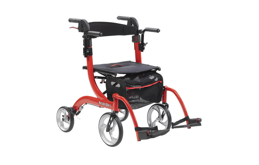 Drive Nitro Duet 2 in 1 Walker and Transport Chair
